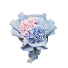 Lavender & Pink Hydrangeas Bouquet