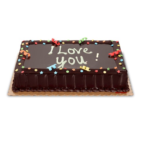 I love you Choco Cake Medium (8x12)