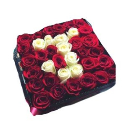 Customize Letter or Number Roses Box
