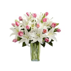 Pure Love Lilies & Tulips Bouquet