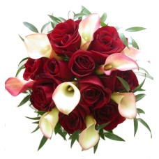 12 Roses & 12 Calla Lilies