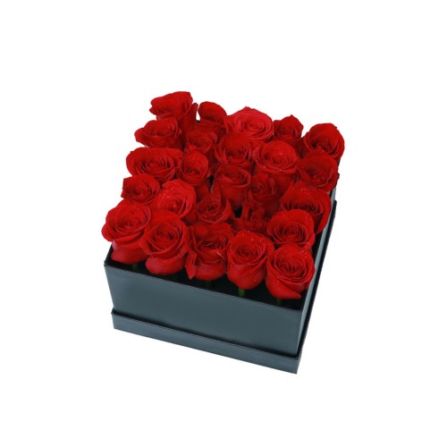 24 Boxed Red Roses