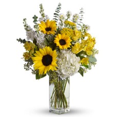Sunflowers & Hydrangeas Bouquet