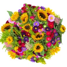 Sunflowers & Mums Extravaganza Giant Bouquet