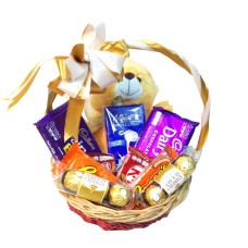 Teddy & Choco Lovers Basket