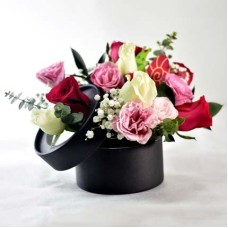 Colourful Floral Bunch In Box