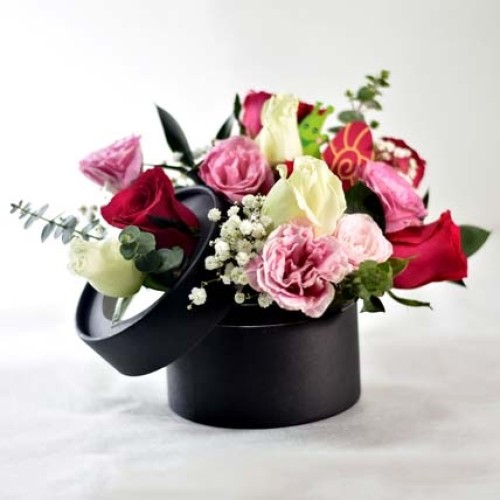 Colourful Floral Bunch In Box