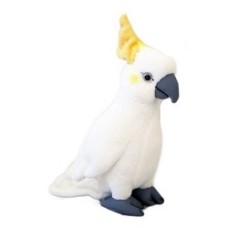 Antics Sulphur Crested Cockatoo plush with sound