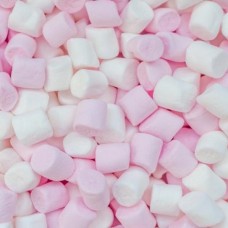 Prydes Mini Pink & White Puff Marshmallows