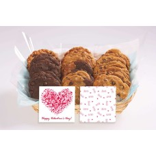 Happy Valentine's Day Gift Basket (12 cookies)