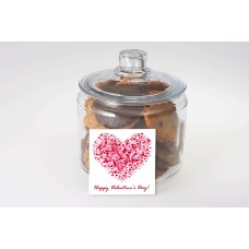 Happy Valentine's Day Gift Jar (24 cookies)