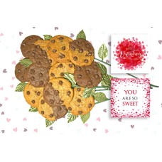 A Sweet Valentine's Day Bouquet of Cookies (12 cookies)