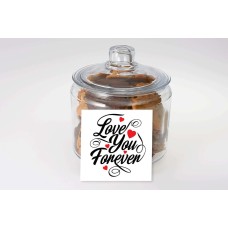 Love You Forever Cookie Jar (12 cookies)