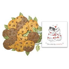 You are my Sweetie Cookie Flower Bouquet (12 cookies)