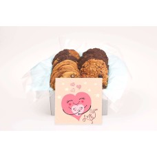 Two Hearts Love Cookie Gift Box (24 cookies)