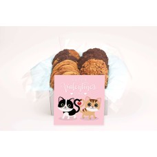 Happy Cats Valentine's Day Gift Box (24 cookies)