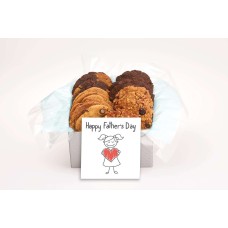 A Big Heart Father's Day Cookie Box (24 cookies)