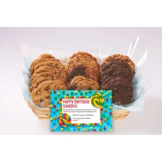A Sweet Tooth'S Birthday Basket (12 cookies)