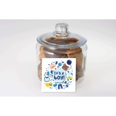 Blue Baby Boy Cookie Jar (12 cookies)