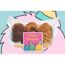Cute Cookie Monster'S Birthday Gift Basket (36 cookies)