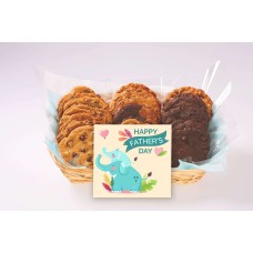 2 Elephants Father's Day Gift Basket (12 cookies)