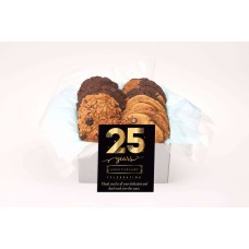 Golden Cookie Anniversary Gift Box (24 cookies)