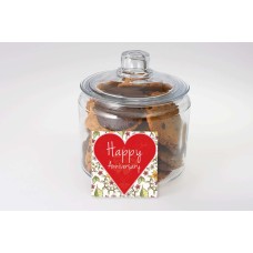 Happy Anniversary Cookie Jar (12 cookies)