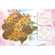 Happy Mother's Day Cookie Gift Bouquet (12 cookies)