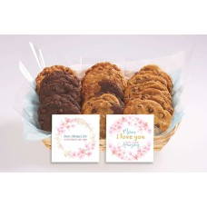 Happy Mother's Day Cookie Gift Basket (12 cookies)