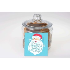 Santa'S Coming Cookie Jar (12 cookies)
