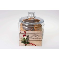 Sweet Roses Anniversary Cookie Jar (12 cookies)