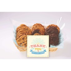 Thank You For Everything Gift Basket (12 cookies)