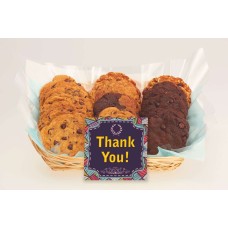 Thank You Gift Basket (12 cookies)