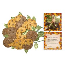 Unique Fall Cookie Gift Bouquet (18 cookies (1.5 Dozen))