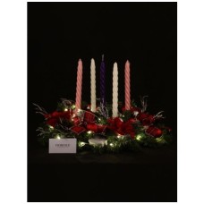 Traditional Advent Wreath with Five Candles
