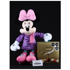 Disney Minnie Mouse with Skis & Chocolates