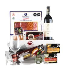 Deluxe Gourmet Gift with Matarromera Wine, Charcuterie, Cheese, Cookies and More