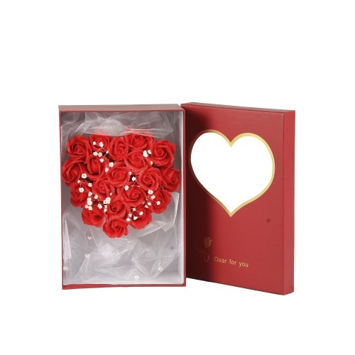 Rose-Shaped Soap Arrangement