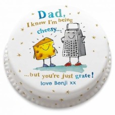 Cheesy Dad Cake (letterbox gift cake (serves 2-4))