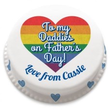 To My Daddies Cake (letterbox gift cake (serves 2-4))