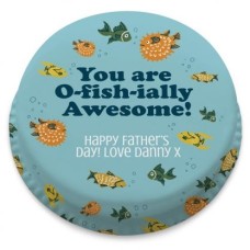 O-Fish-ial Awesome Cake (letterbox gift cake (serves 2-4))