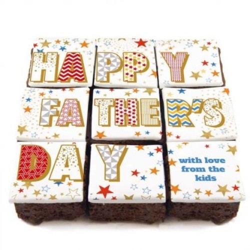 Happy Father's Day Brownies