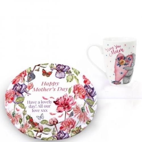 Floral Gift Set (Large cake set(s)serves 45)