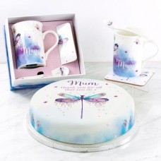 Dragonfly Cup Gift Set (Large cake set(c)serves 45)