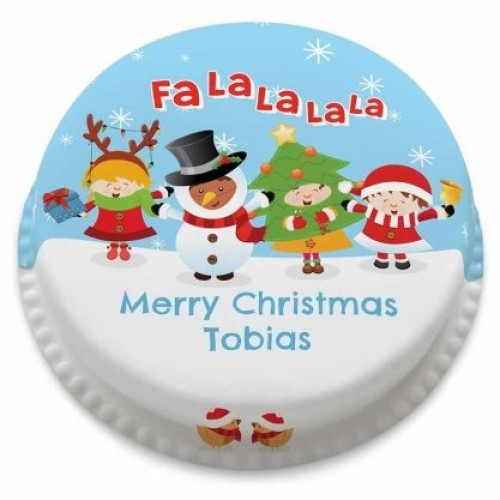carol singers cake (Serves 2-4)