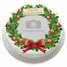 Photo Wreath Cake (medium cake (serves 18-25))