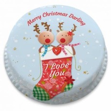 romantic reindeers cake (Serves 10-12)