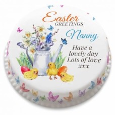 easter greetings cake (large cake(serves 40-55))