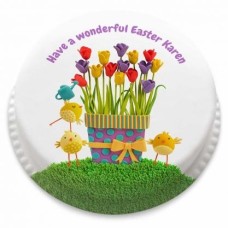 easter themed cake (Large (serves 40-55))