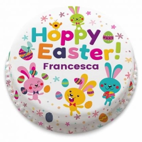 hoppy easter! Cake (small party cake(serves 10-12))